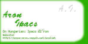 aron ipacs business card